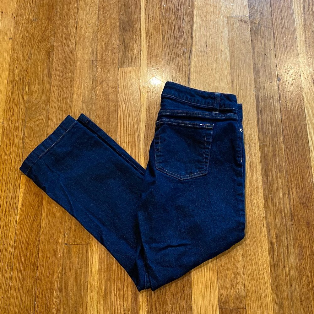 Tommy Hilfiger Straight Dark Blue Jeans Size 8R